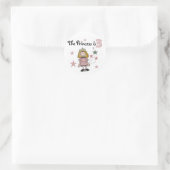 Prinses 3e verjaardag Tshirts en geschenken Ronde Sticker (Tas)
