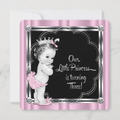 Prinses 3e verjaardagsfeestje kaart (Voorkant)
