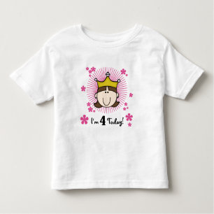 Prinses 4e verjaardag Tshirts en geschenken