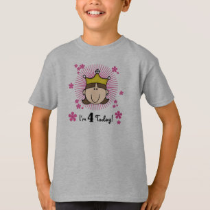 Prinses 4e verjaardag Tshirts en geschenken