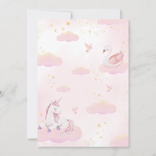 Prinses 4e verjaardag uitnodiging (Achterkant)