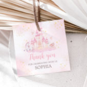 Prinses 4e verjaardagspartijtje bedankjes labels