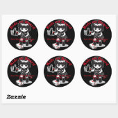 Prinses aan boord ronde sticker (Vel)