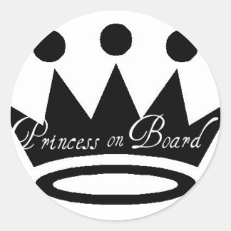 Prinses aan boord Sticker 1