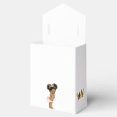  prinses Afrikaans-Amerikaans Baby shower Bedankdoosjes (Geopend)