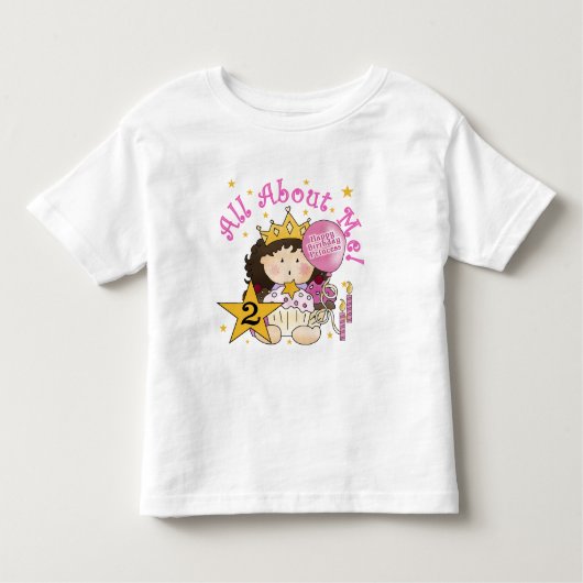 Prinses Alles over mij 2e verjaardag Kinder Shirts (Voorkant)