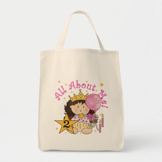 Prinses Alles over mij 2e verjaardag Tote Bag (Voorkant)