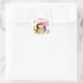 Prinses Alles Over Mij 4e Verjaardag Tshirts Ronde Sticker (Tas)