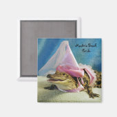 Prinses alligator magneet (Voorkant / Achterkant)