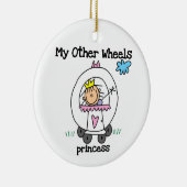 Prinses Andere Wielen Keramisch Ornament (Rechts)