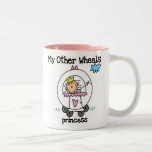 Prinses Andere Wielen Tweekleurige Koffiemok
