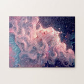 Prinses anime meisje gemaakt van sterren legpuzzel (Horizontaal)