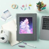 Prinses anime meisje gemaakt van sterren sticker (iPad Cover)