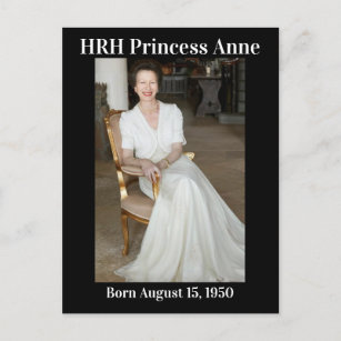 Prinses Anne geboren 15 augustus 1950 Briefkaart
