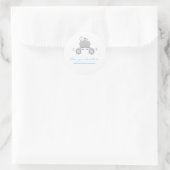 Prinses Assepoester Elegante Koets Feest Sticker (Tas)