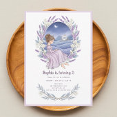 Prinses Assepoester Sprookjesbloem verjaardag Kaart