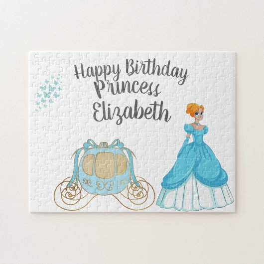 Prinses Assepoester Verjaardagsfeest Decoratie Legpuzzel (Horizontaal)