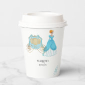 Prinses Assepoester Verjaardagsfeest Decoratie Papieren Bekers (Achterkant)