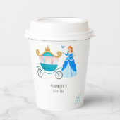 Prinses Assepoester Verjaardagsfeest Decoratie Papieren Bekers (Voorkant)