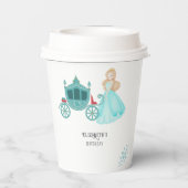 Prinses Assepoester Verjaardagsfeest Decoratie Papieren Bekers (Achterkant)