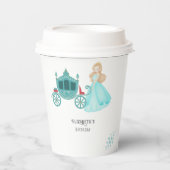 Prinses Assepoester Verjaardagsfeest Decoratie Papieren Bekers (Voorkant)