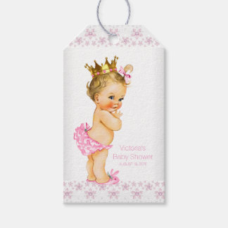 Prinses Baby Borrel Cadeaulabel
