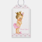 Prinses Baby Borrel Cadeaulabel (Achterkant)