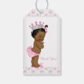 Prinses Baby Borrel Cadeaulabel (Achterkant)