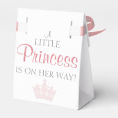 Prinses Baby Favor Boxes! Bedankdoosjes (Achterkant)
