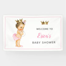 Prinses Baby shower 1e verjaardag Achtergrond