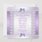  Prinses Baby shower Cute Girl op Schoop 3 Kaart (Achterkant)