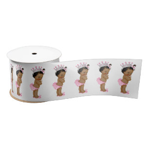 Prinses Baby Shower Etnische Prinses Baby Meisje Satijnen Lint