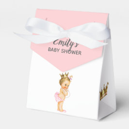  Prinses Baby shower Favor Boxes Blonde Bedankdoosjes