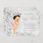  Prinses Baby shower Kaart (Voorkant / Achterkant)