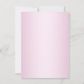 Prinses Baby Shower Kaart (Achterkant)