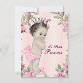  Prinses Baby shower Kaart (Voorkant)