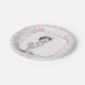 Prinses Baby shower Papieren Bordje (Gekanteld)