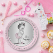  Prinses Baby shower Papieren Bordje (Feest)