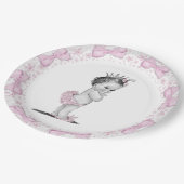  Prinses Baby shower Papieren Bordje (Gekanteld)