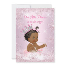 Prinses Baby Shower Roze Sneeuwvlok Winter Etnisch