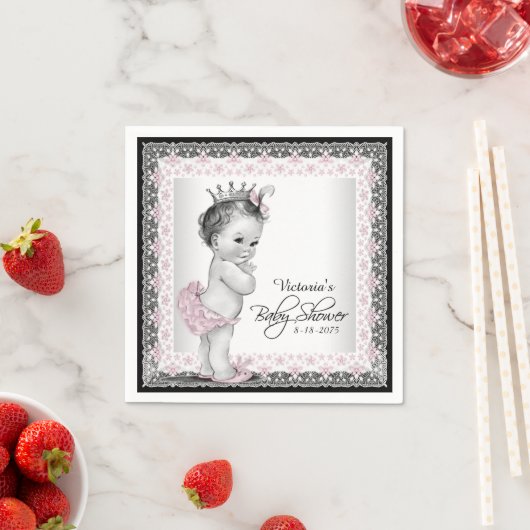  Prinses Baby shower Servetten (Insitu)