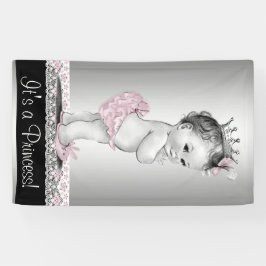  Prinses Baby shower Spandoek