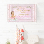 Prinses Baby Shower Tiara Roze Spandoek (Insitu)