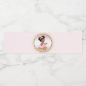 Prinses Baby Shower Waterfles Labels Etiket (Enkel label)