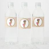 Prinses Baby Shower Waterfles Labels Etiket (Flessen)