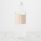 Prinses Baby Shower Waterfles Labels Etiket (Achterkant)