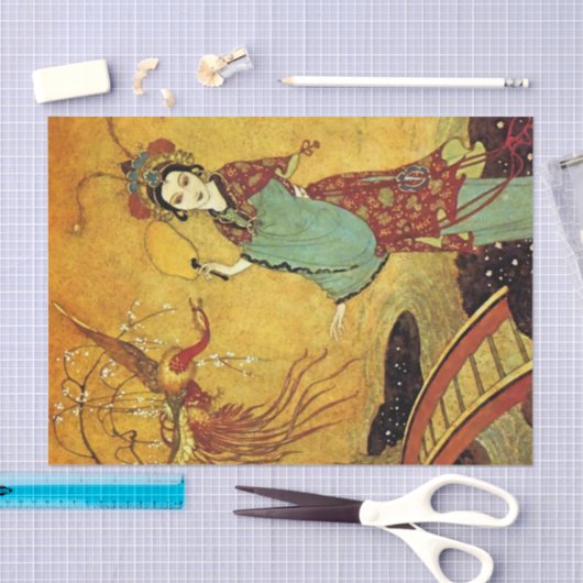 “Prinses Badoura” door Edmund Dulac Tissuepapier (Craft)