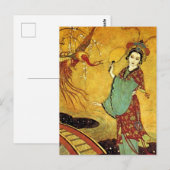 “Prinses Badoura” van Edmund Dulac Briefkaart (Voorkant / Achterkant)