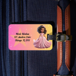 Prinses bagage label
