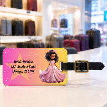 Prinses bagage label